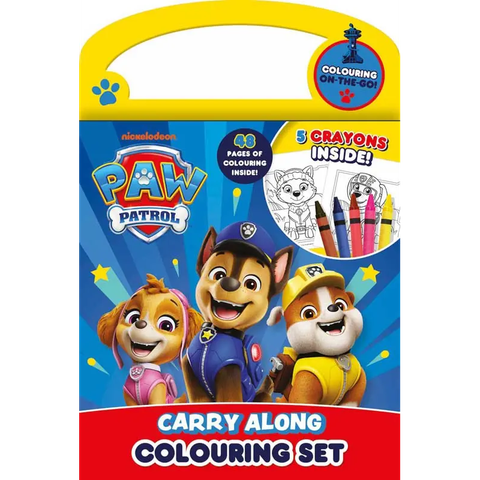 Paw Patrol Carry Along Colouring Set