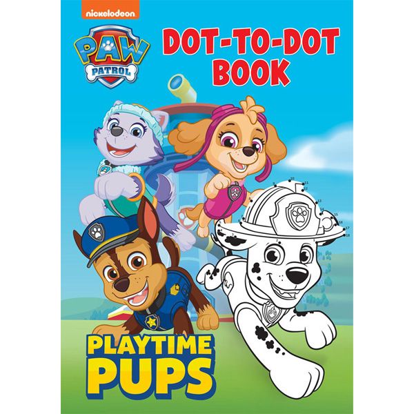 Paw Patrol Dot-To-Dot Book