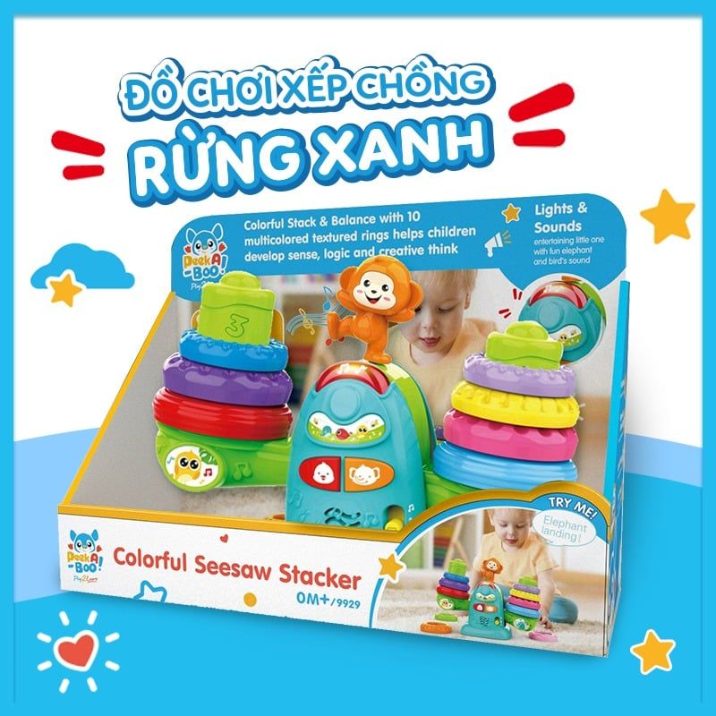 Peek A Boo Bộ Thăng Bằng Rừng Xanh 9929