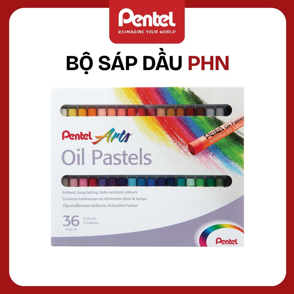 Pentel Hộp Phấn Dầu Oil Pastel PHN