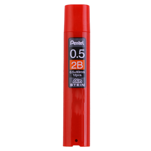 Pentel - Ruột Chì Ainstein 0.5mm 2B C275S-2BX (12 Ruột/Típ)