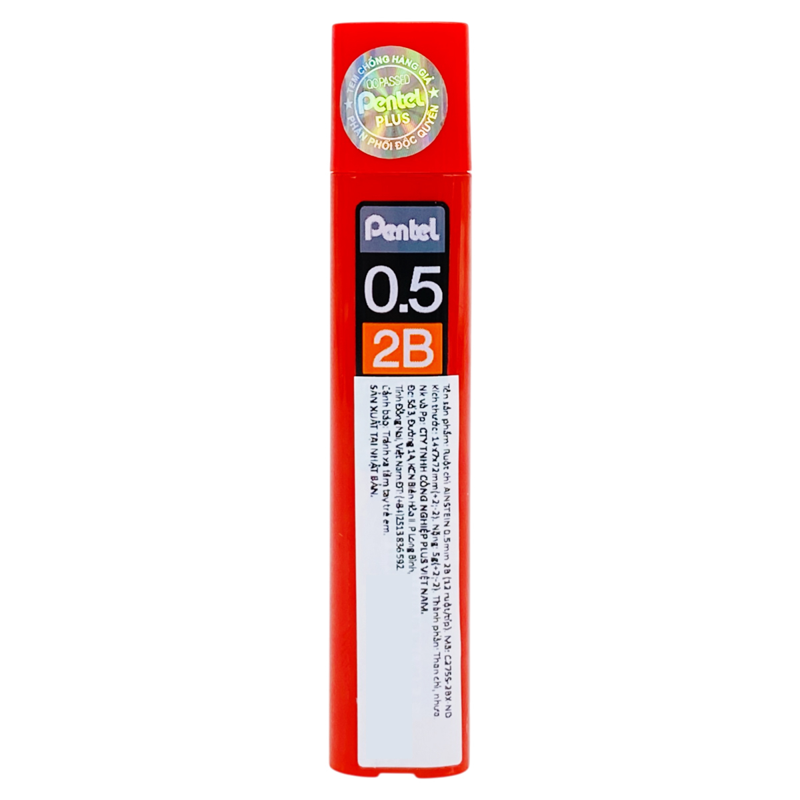 Pentel - Ruột Chì Ainstein 0.5mm 2B C275S-2BX (12 Ruột/Típ)
