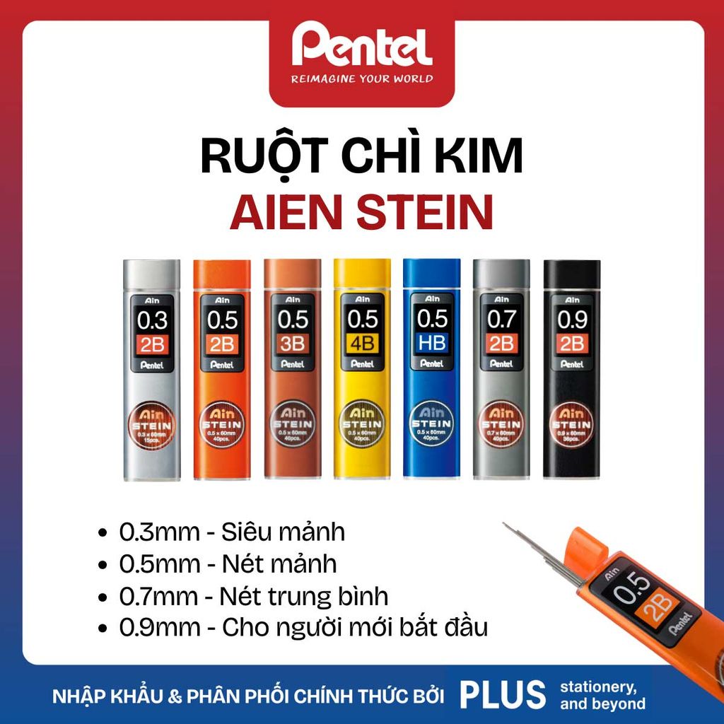 Pentel Ruột Chì Kim Ainstein