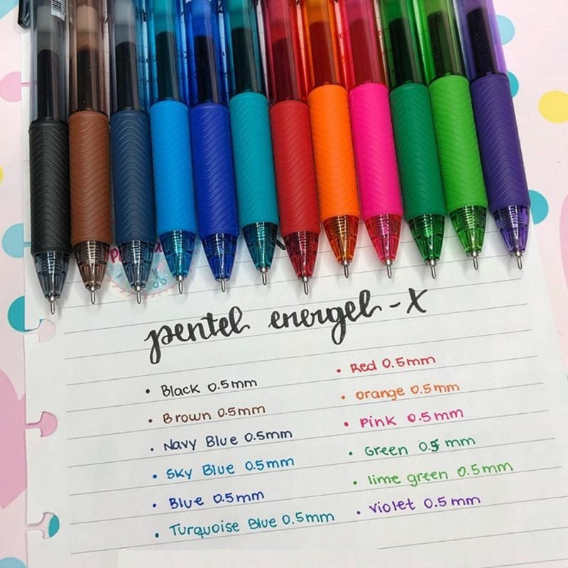 Pentel - Viết Mực Nước Nét 0.5mm - Xanh Than