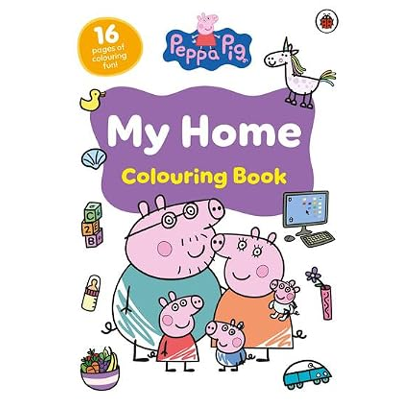 Peppa Pig: My Home Colouring Book