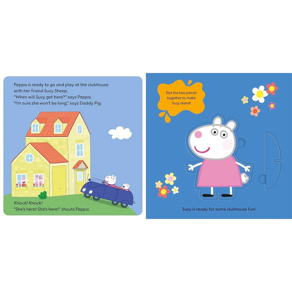 Peppa Pig: Peppa’s Clubhouse Fun: A Press-Out-and-Play Book