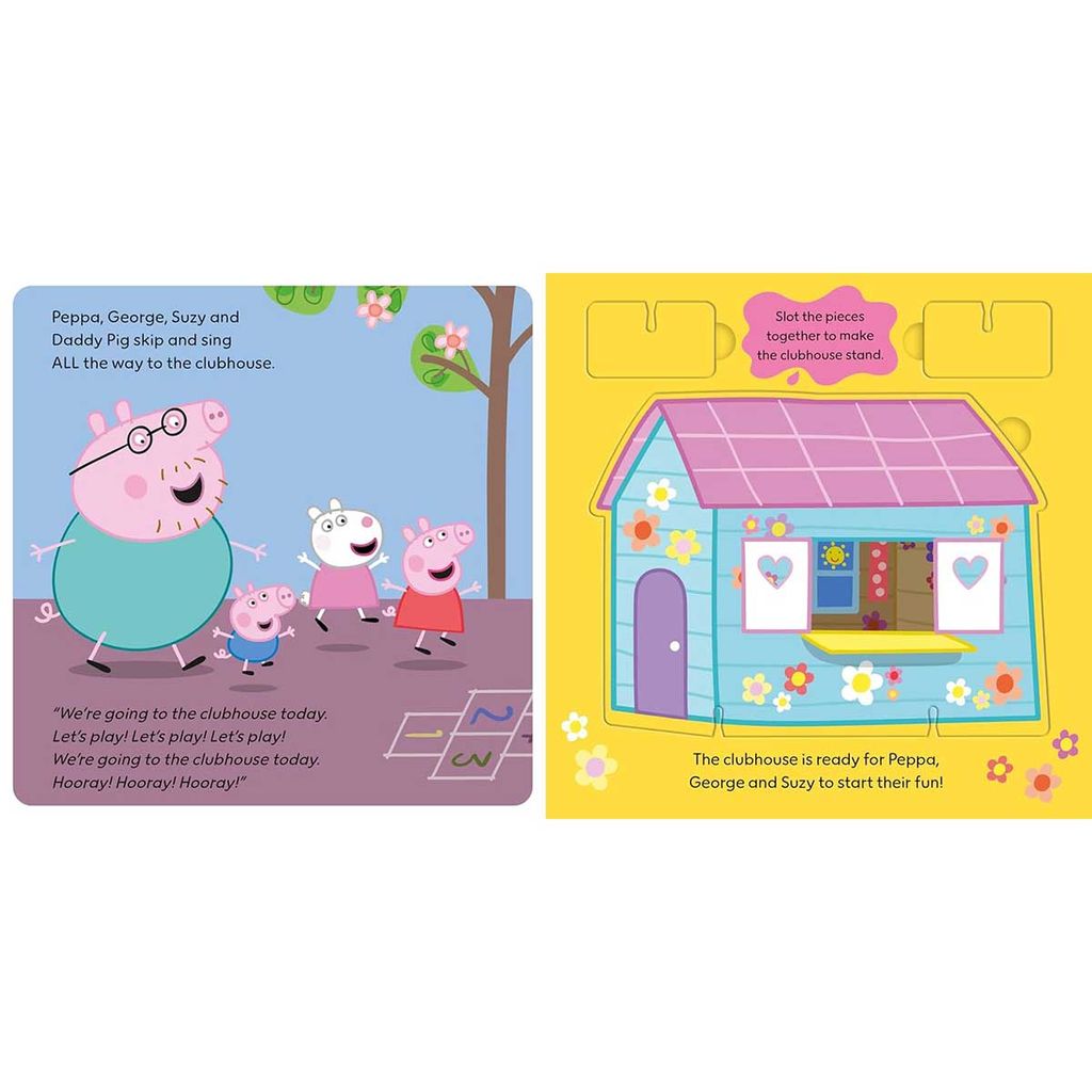 Peppa Pig: Peppa’s Clubhouse Fun: A Press-Out-and-Play Book