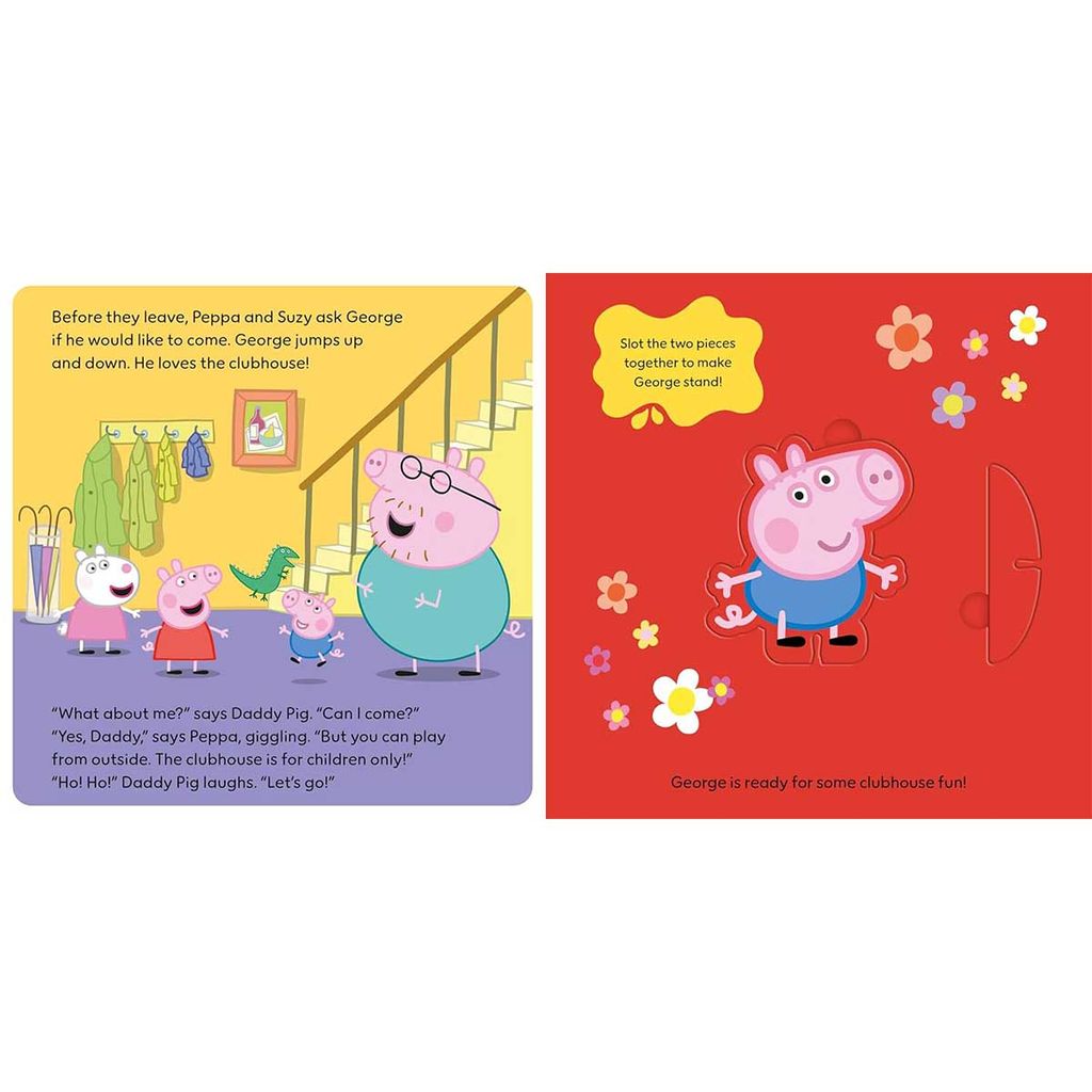 Peppa Pig: Peppa’s Clubhouse Fun: A Press-Out-and-Play Book