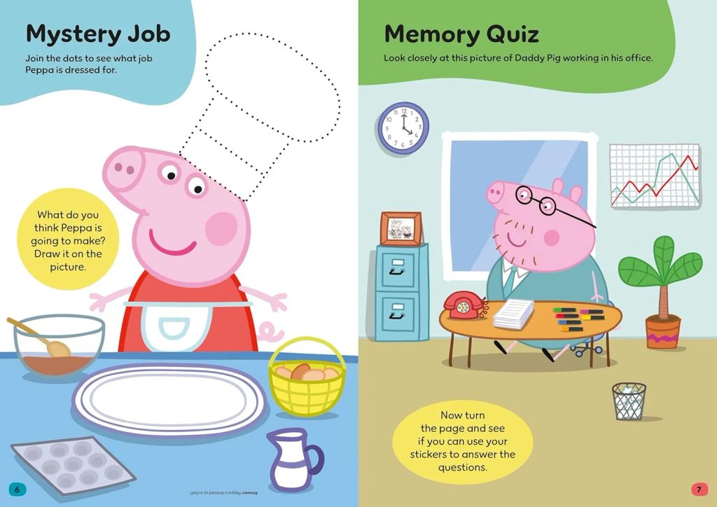 Peppa Pig: When I Grow Up Sticker Activity Book