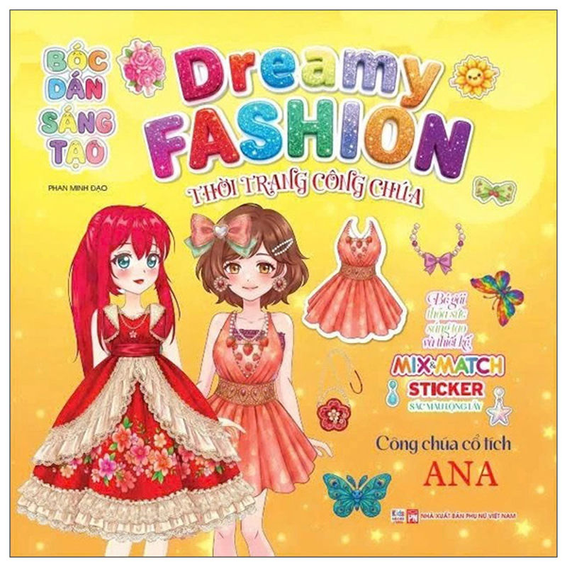 Dreamy Fashion - Thời Trang Công Chúa - Công Chúa Phép Thuật Bella - M&M Sticker