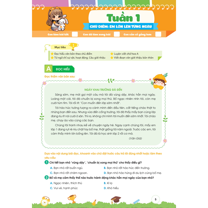Phiếu Bài Tập Củng Cố Tiếng Việt 2 Theo Tuần