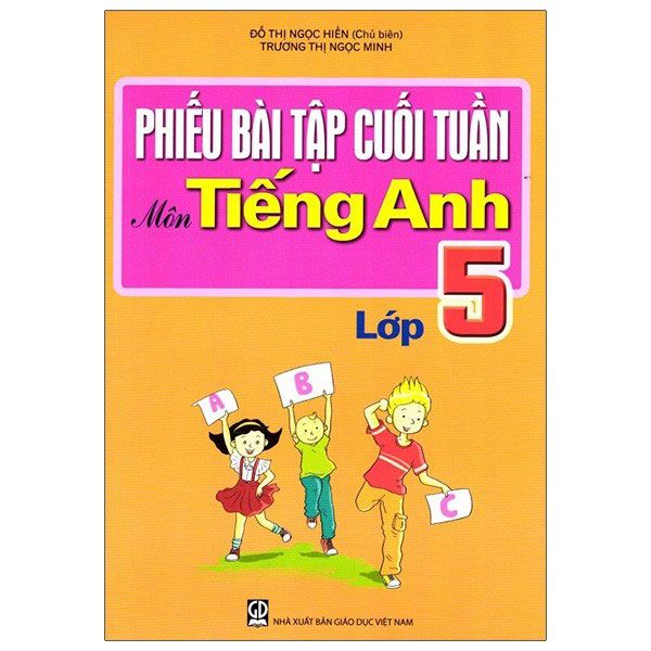 [Hết Hàng]Phiếu Bài Tập Cuối Tuần Môn Tiếng Anh Lớp 5