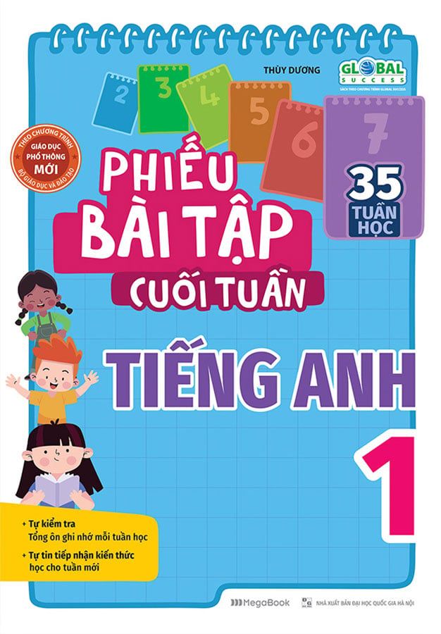 Phiếu Bài Tập Cuối Tuần - Tiếng Anh Lớp 1
