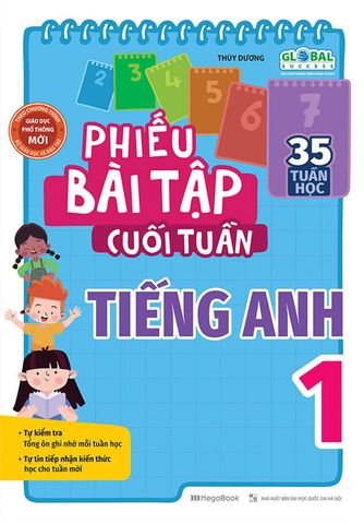 Phiếu Bài Tập Cuối Tuần - Tiếng Anh Lớp 1