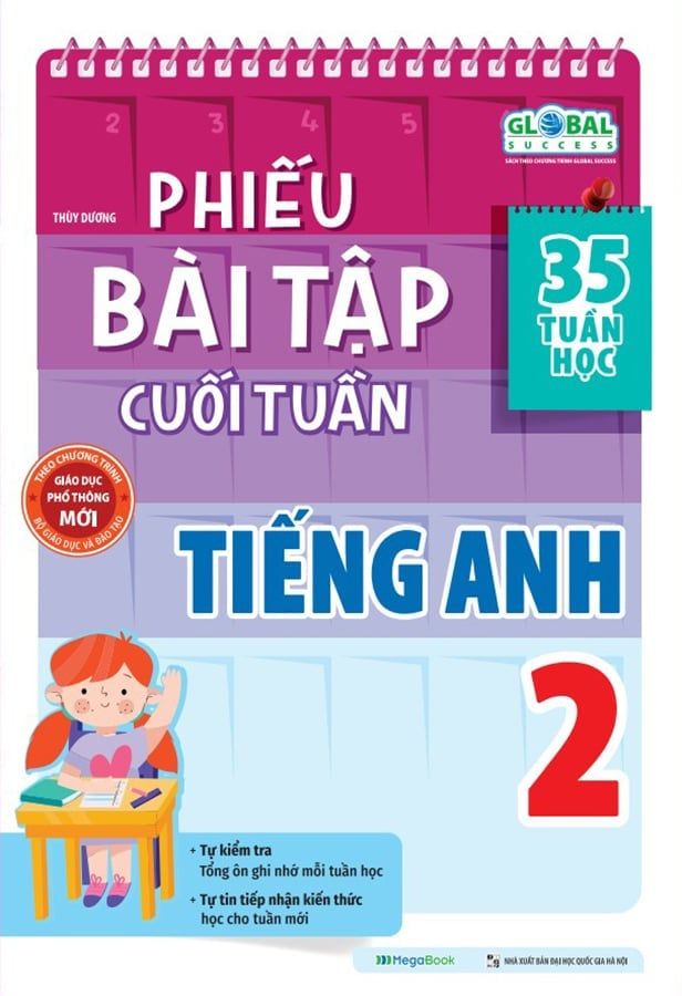 Phiếu Bài Tập Cuối Tuần Tiếng Anh Lớp 2 (Global success)