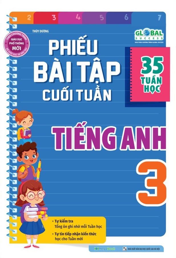 Phiếu Bài Tập Cuối Tuần Tiếng Anh Lớp 3 (Global success)