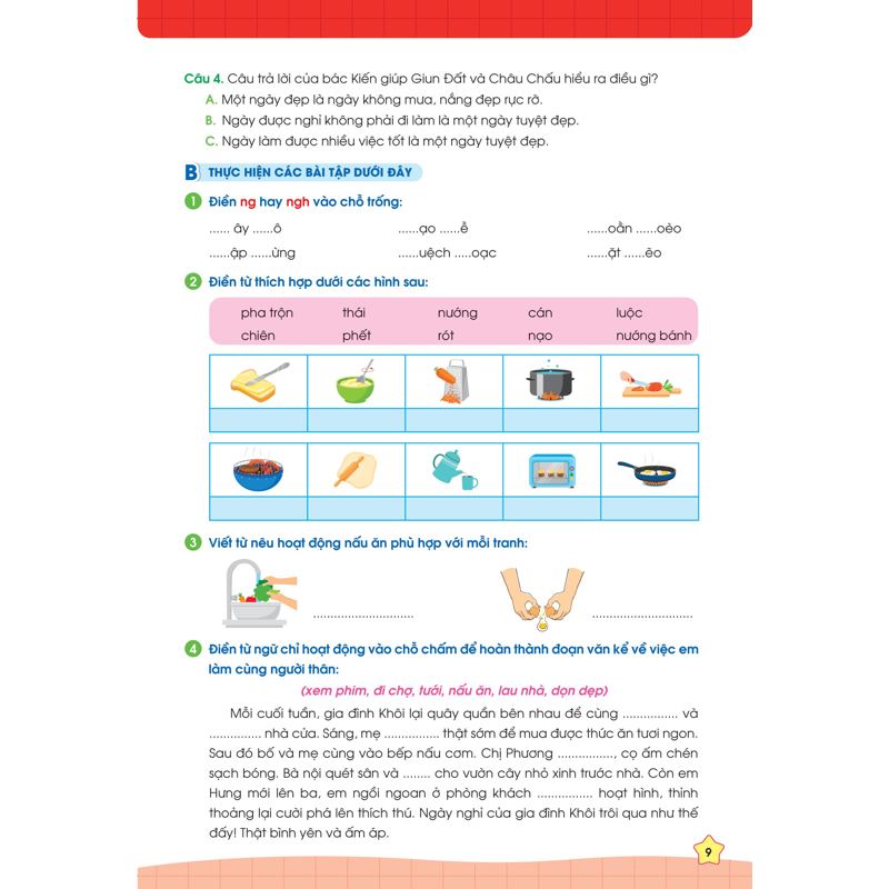 Phiếu Bài Tập Cuối Tuần Tiếng Việt 3