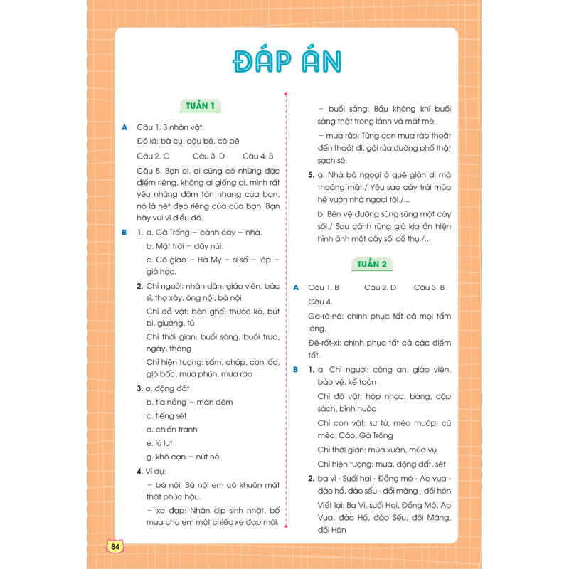 Phiếu Bài Tập Cuối Tuần Tiếng Việt 4