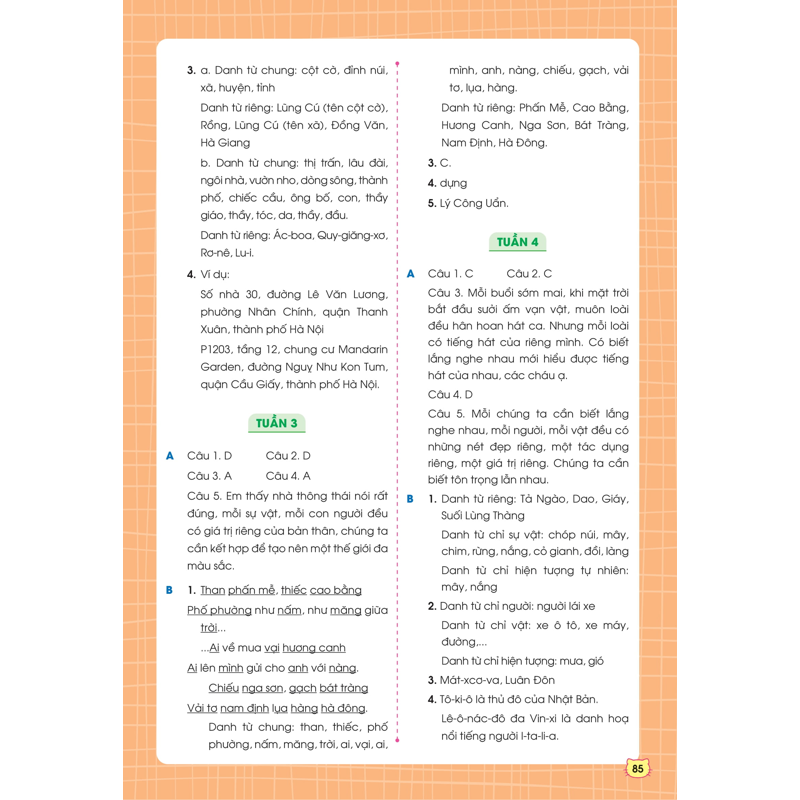 Phiếu Bài Tập Cuối Tuần Tiếng Việt 4