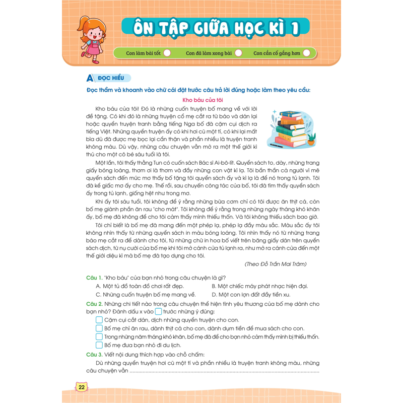 Phiếu Bài Tập Cuối Tuần Tiếng Việt 4