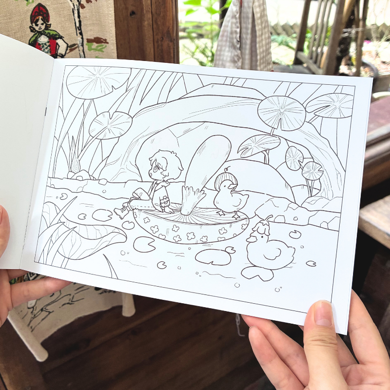 Phiêu Lưu Trong Thế Giới Chibi - Sổ Tô Màu