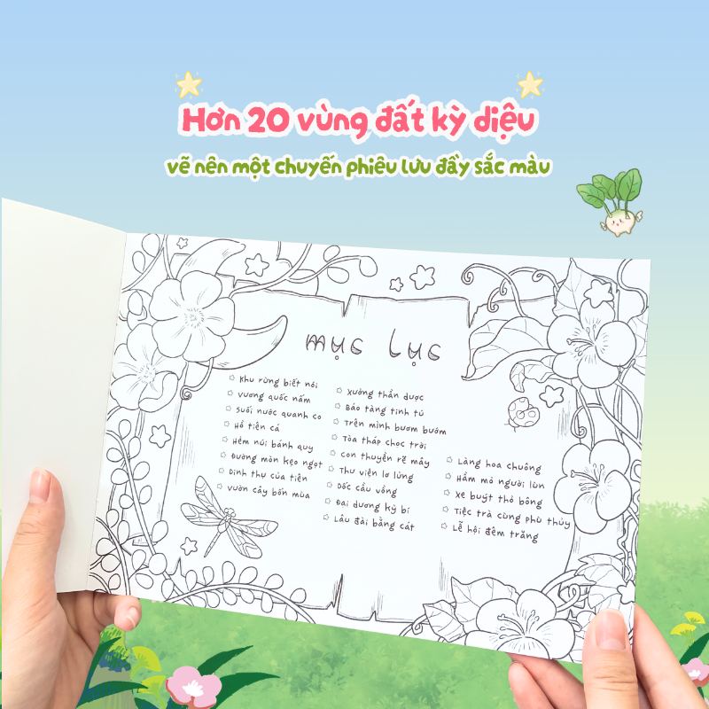 Phiêu Lưu Trong Thế Giới Chibi - Sổ Tô Màu