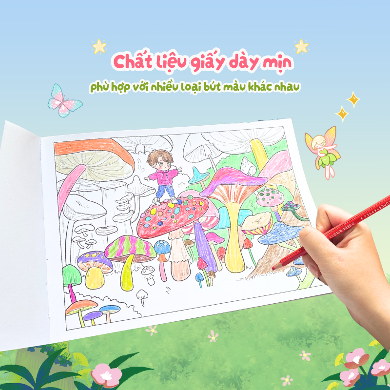 Phiêu Lưu Trong Thế Giới Chibi - Sổ Tô Màu