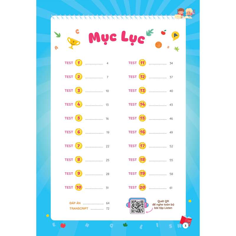 Phiếu Ôn Hè Tiếng Anh Lớp 2