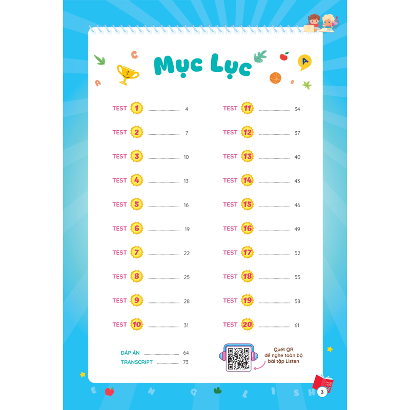 Phiếu Ôn Hè Tiếng Anh Lớp 4