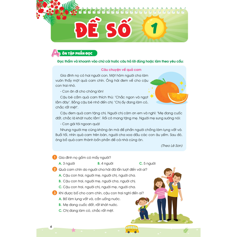 Phiếu Ôn Hè Tiếng Việt Lớp 2