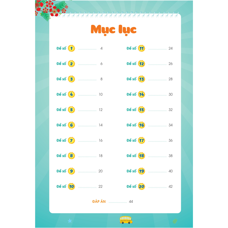 Phiếu Ôn Hè Toán Lớp 1