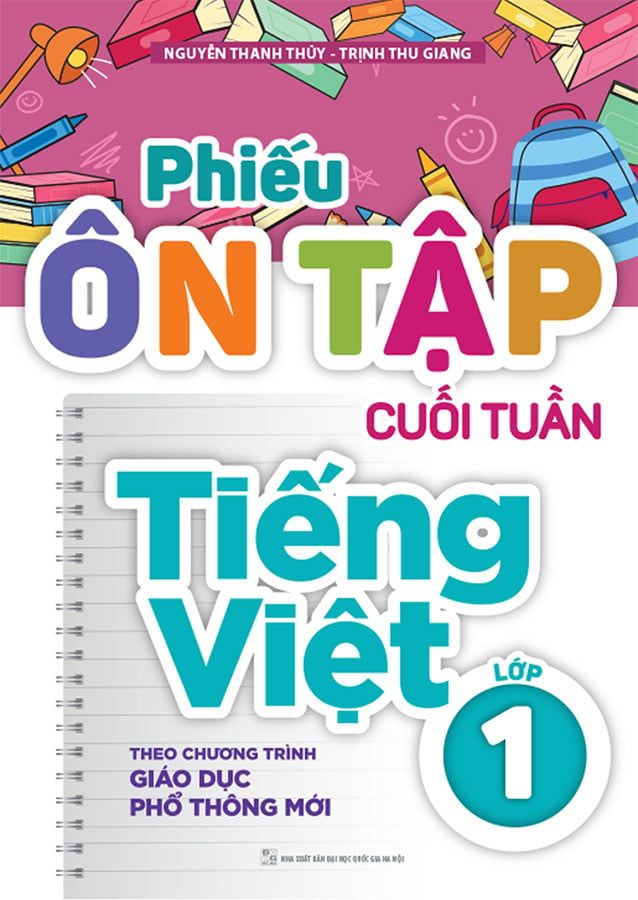 Phiếu Ôn Tập Cuối Tuần Tiếng Việt Lớp 1