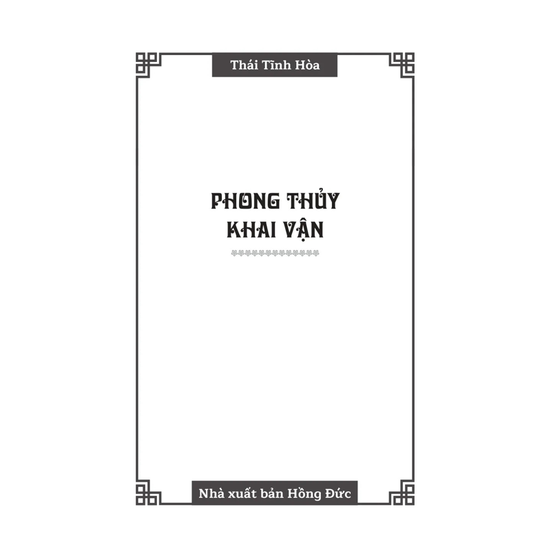 Phong Thủy Khai Vận