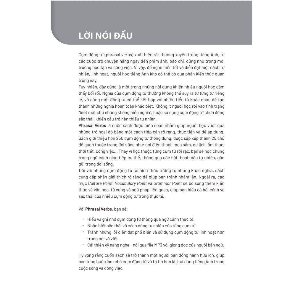 Phrasal Verbs - 250+ Cụm Động Từ Tiếng Anh Nhất Định Phải Biết