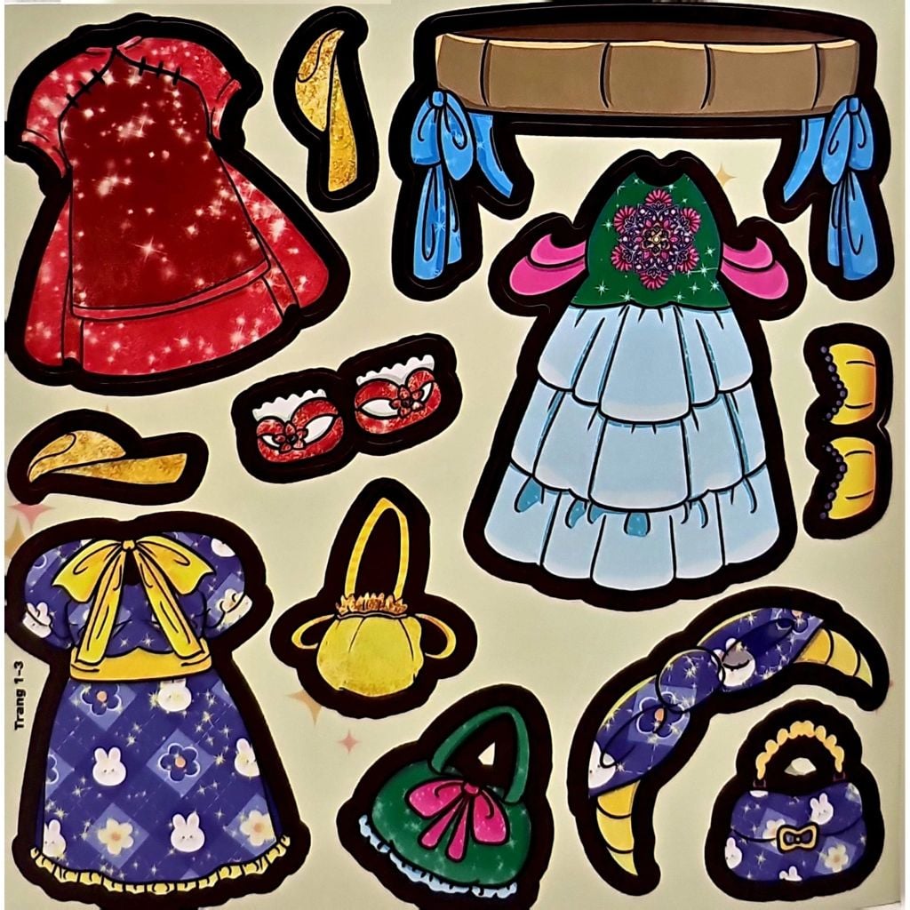 Nhật Ký Sticker Của Công Chúa - Phụ Kiện Lấp Lánh - Lễ Hội Mùa Xuân