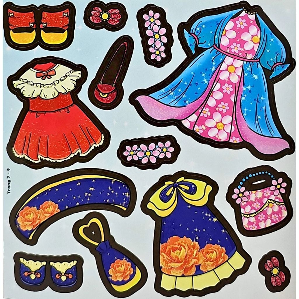 Nhật Ký Sticker Của Công Chúa - Phụ Kiện Lấp Lánh - Lễ Hội Mùa Xuân