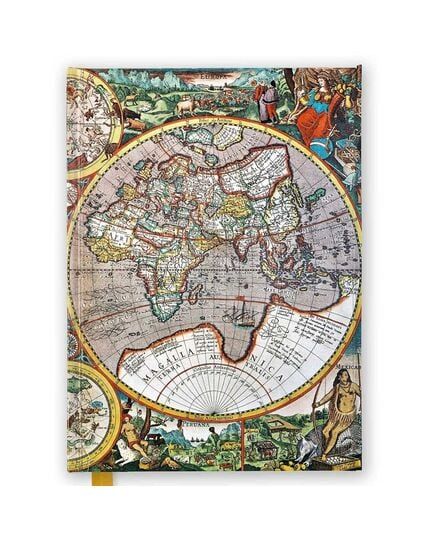 Pieter van den Keere: Antique Map (Foiled Journal) - Notebook