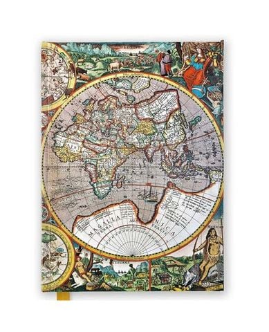 Pieter van den Keere: Antique Map (Foiled Journal) - Notebook