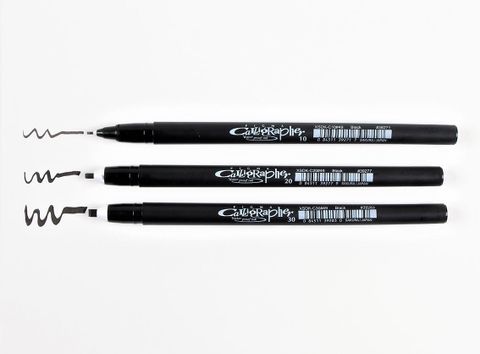 Sakura - Bút Thư Pháp Pigma, Màu Đen