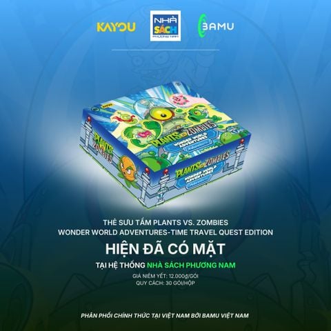 Kayou Bộ Thẻ Plants V Zombies Phiêu Lưu Diệu Kỳ Du Hành Thời Gian Mùa 1 Hh00010 (Bamu)