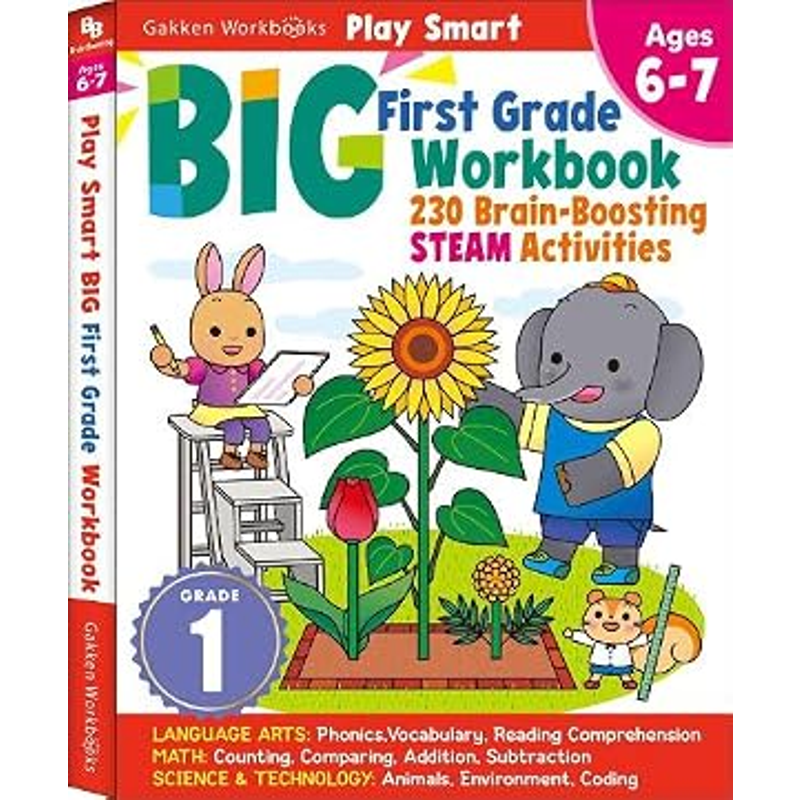 Play Smart Big Workbook: First Grade _Simon 0426