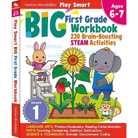 Play Smart Big Workbook: First Grade _Simon 0426
