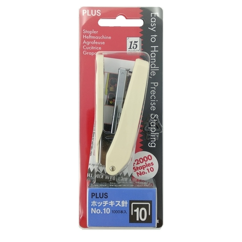 Plus - Bấm PS-10E + 2 Hộp Kim Trắng - 30-016ND