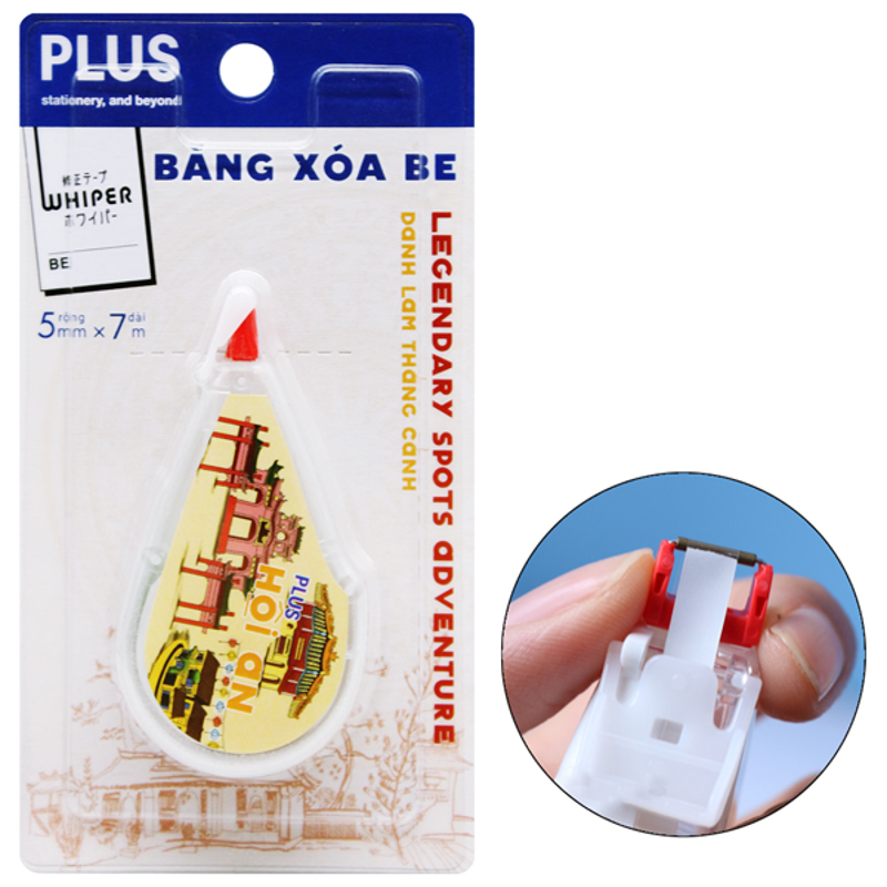 Plus - Băng Xóa WH-BE Legendary Spot 5mm x 7m 100-V043