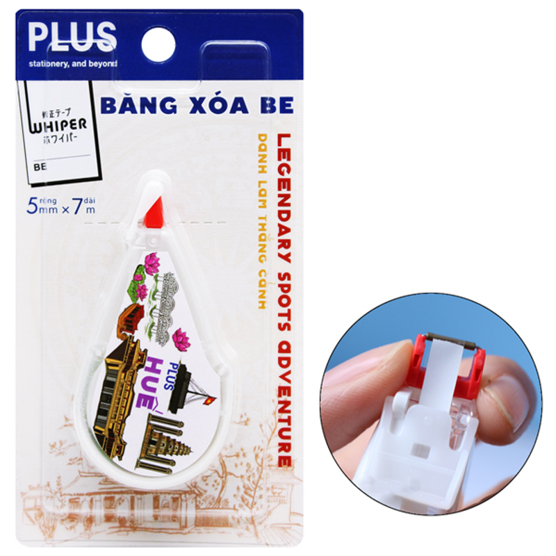 Plus - Băng Xóa WH-BE Legendary Spot 5mm x 7m 100-V043