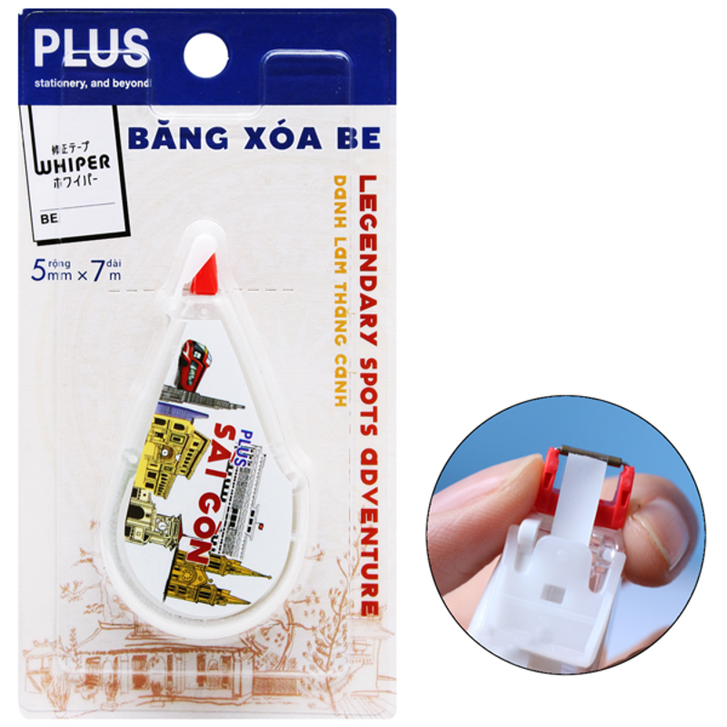Plus - Băng Xóa WH-BE Legendary Spot 5mm x 7m 100-V043