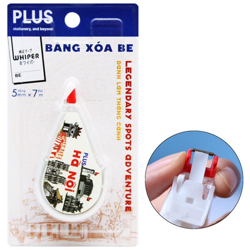 Plus - Băng Xóa WH-BE Legendary Spot 5mm x 7m 100-V043