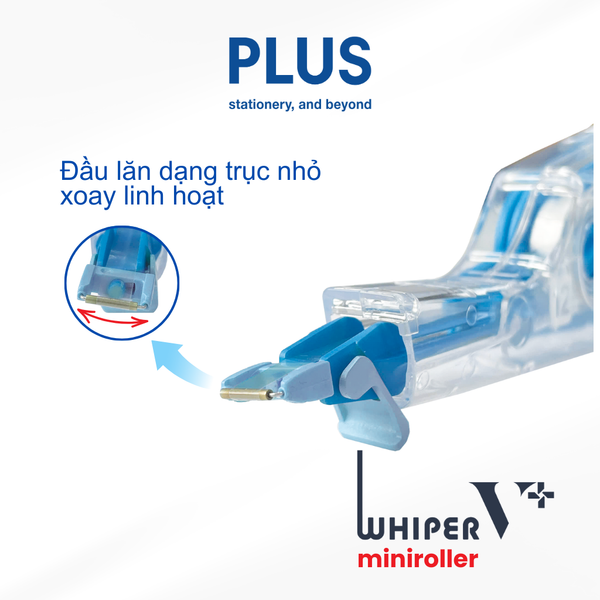 Plus - Băng Xóa Wh-V+ Mini Roller - 100-V