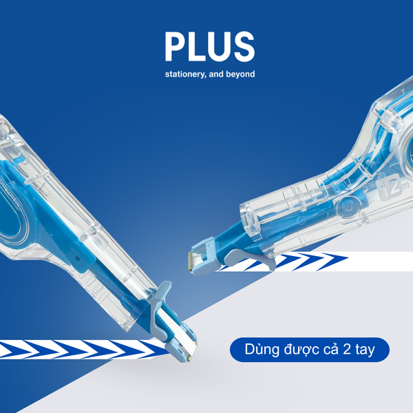 Plus - Băng Xóa Wh-V+ Mini Roller - 100-V