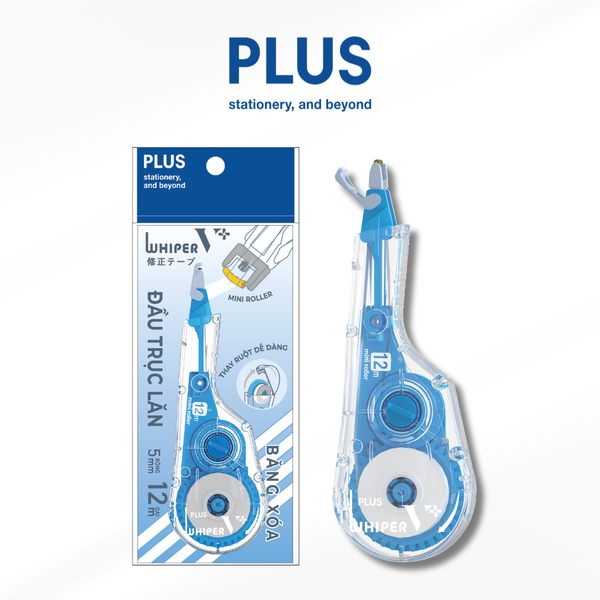 Plus - Băng Xóa Wh-V+ Mini Roller - 100-V